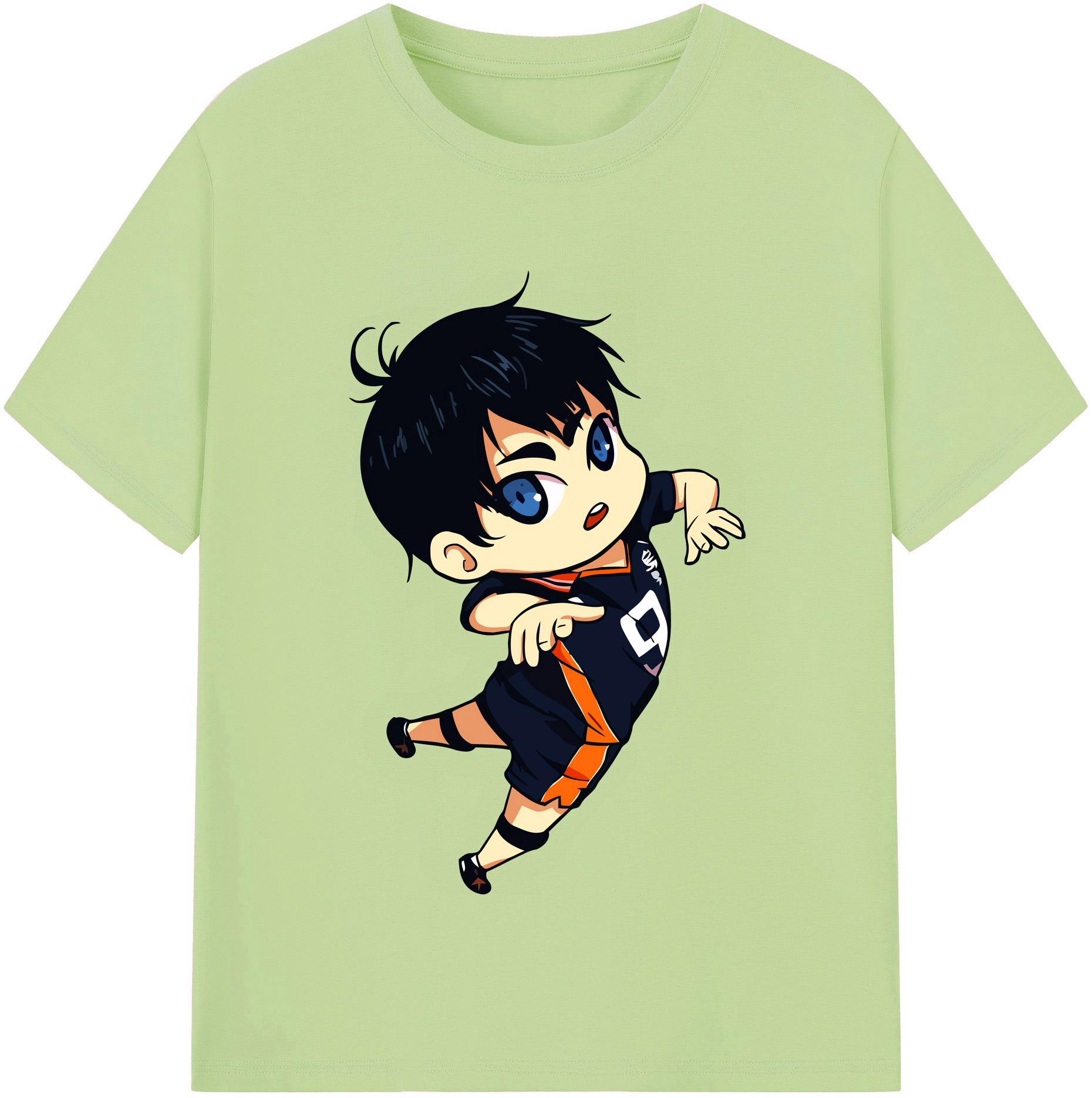 （画像用） ハイキュー!! Haikyu!! 綿100％半袖Tシャツ（フロントプリント）
